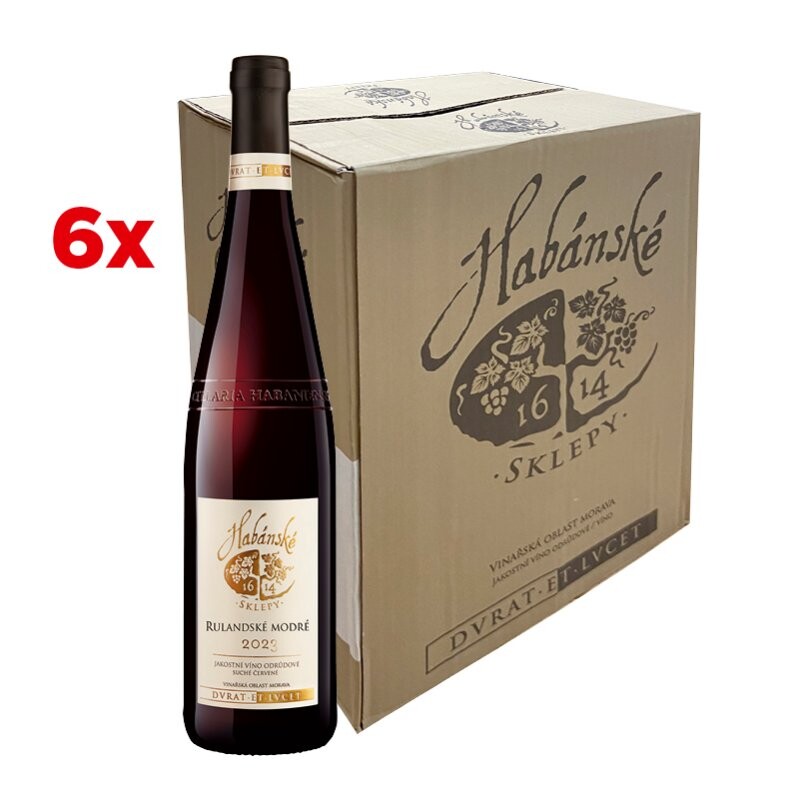 Habánské sklepy Rulandské modré 5+1 ZDARMA