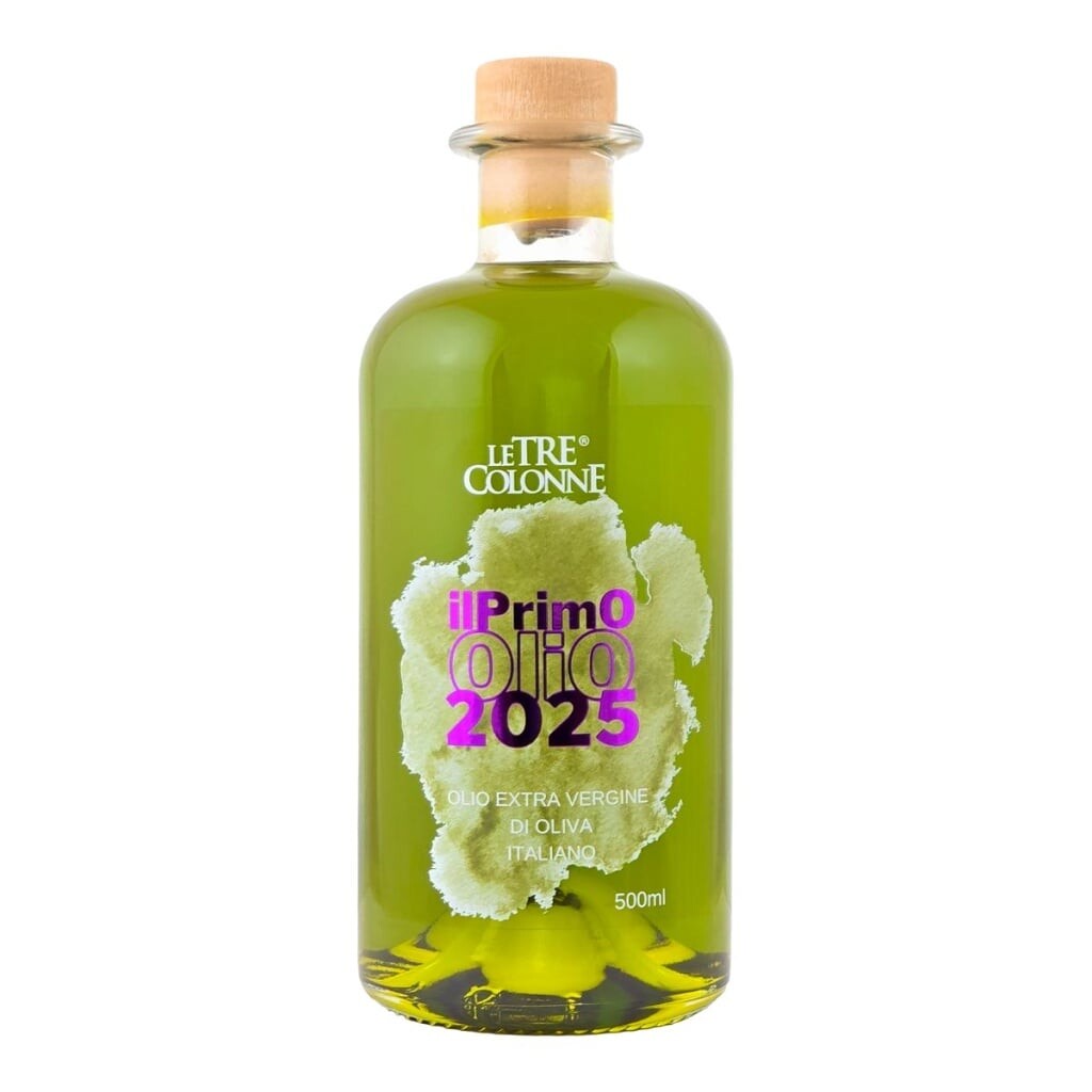 Le Tre Colonne Extra panenský olivový olej IL PRIMO OLIO 2025 – limitovaná edice nové sklizně