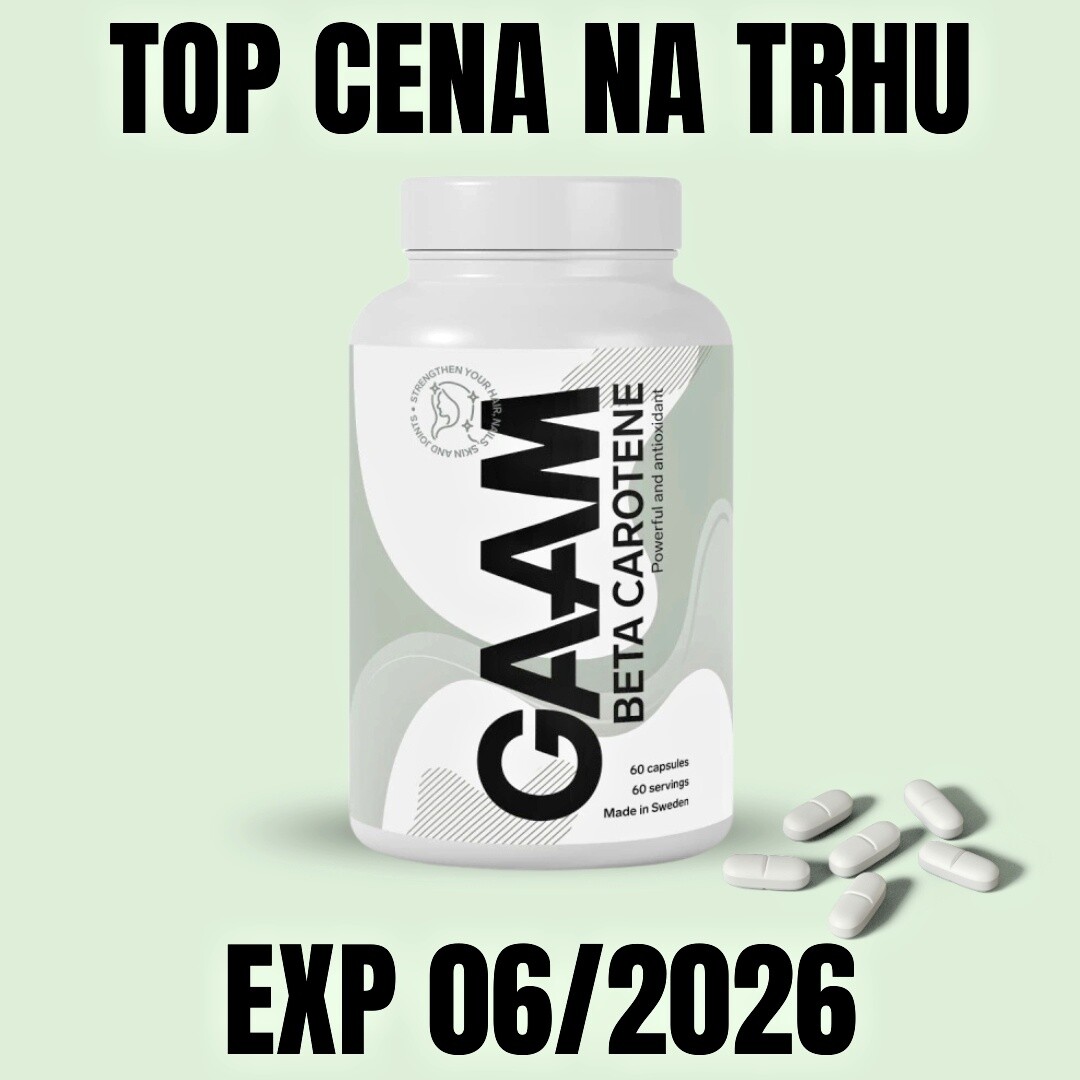 GAAM Betakaroten 60 kapslí EXP 06/2026