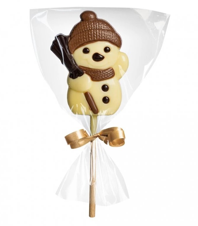 JANEK Čokoládové lízátko Sněhulák 23 g