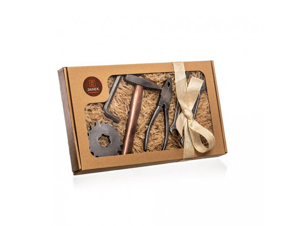 JANEK Velká sada čokoládového nářadí 72% 155 g