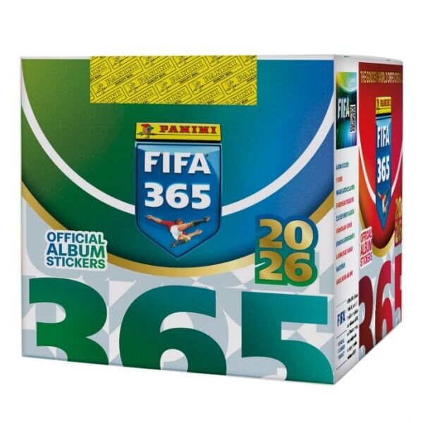 Fotbalové samolepky Panini FIFA 365 2025/2026 - box 36 balíčků