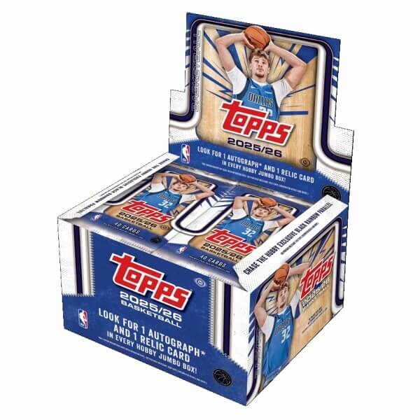 2025-2026 NBA karty Topps Basketball Jumbo Hobby Box