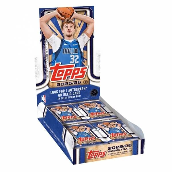 2025-2026 NBA karty Topps Basketball Hobby Box