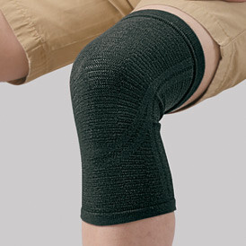 Bandáž na koleno Phiten AQUA TITANIUM Soft Barva: černá, Velikost: XXXL