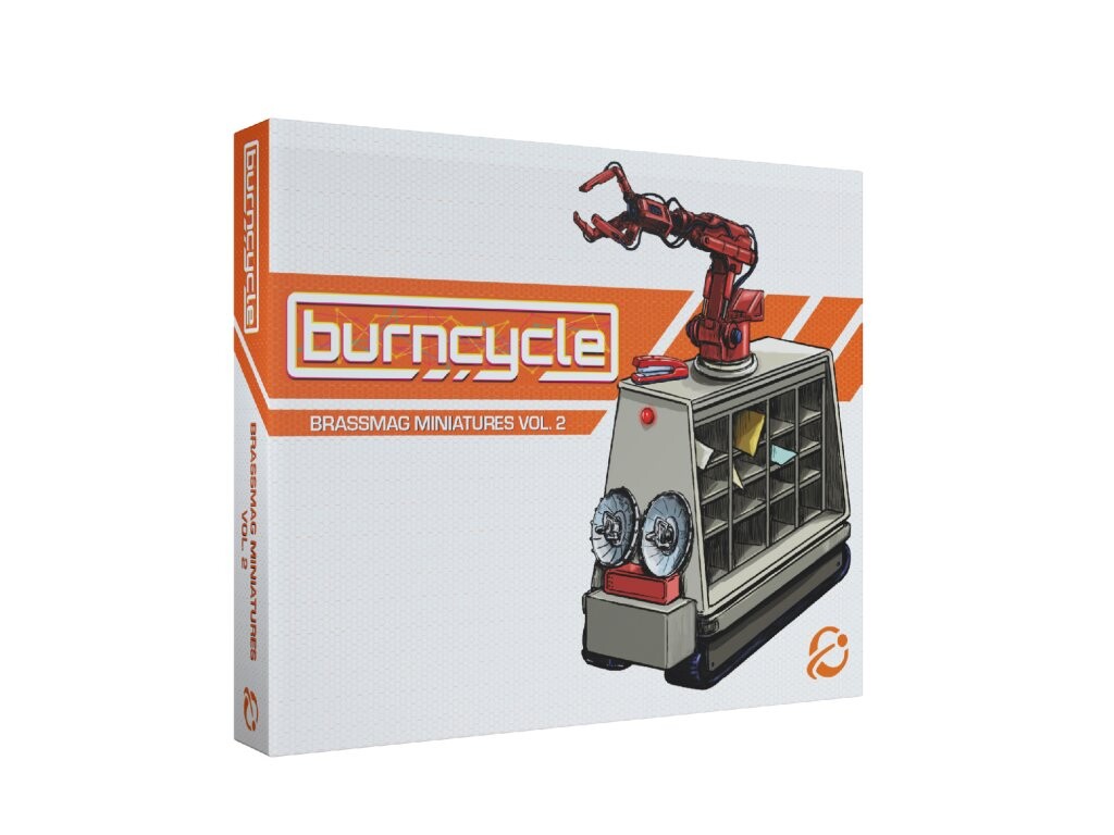 Chip Theory Games burncycle: Bot and Guard BrassMag Figures - Series 2