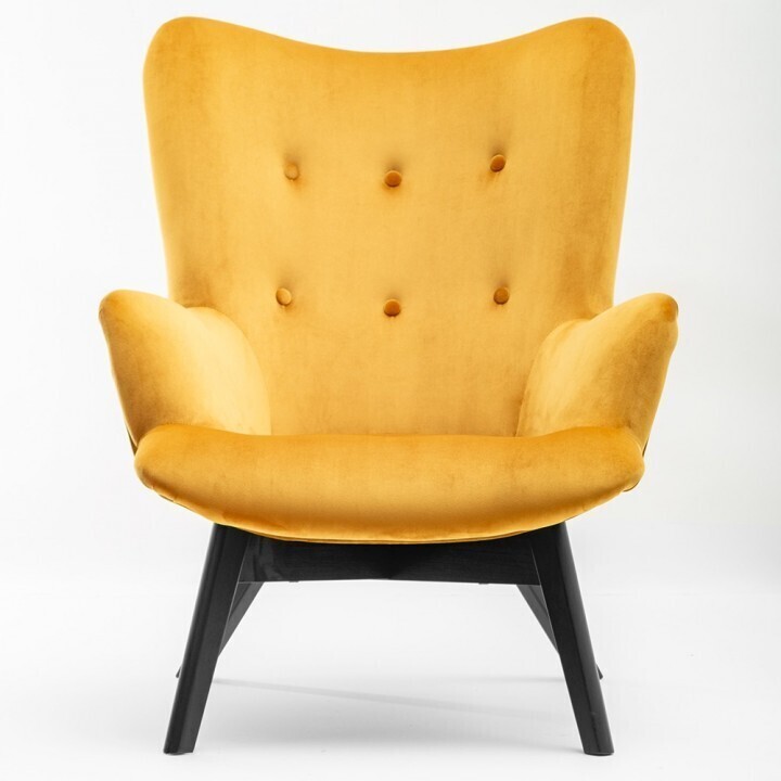 ARK Křeslo EDEN Barva látky: Hořčicová (01)