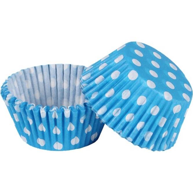 Cukrářský košíček puntíky 50x30mm 50ks - Cakesicq