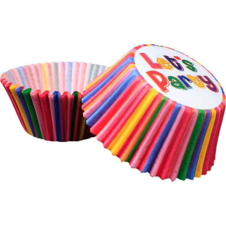 Cukrářský košíček barevné lets party 50x30mm 1000ks - Cakesicq