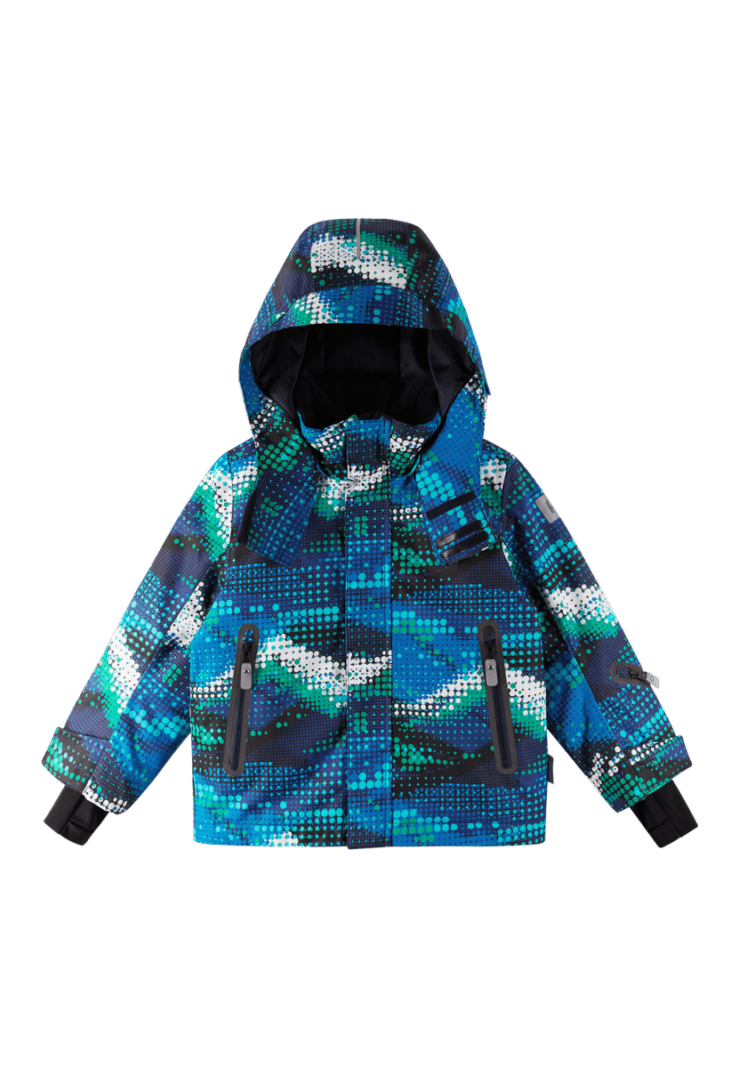 Chlapecká zimní lyžařská bunda reima kairala tmavě modrá 140