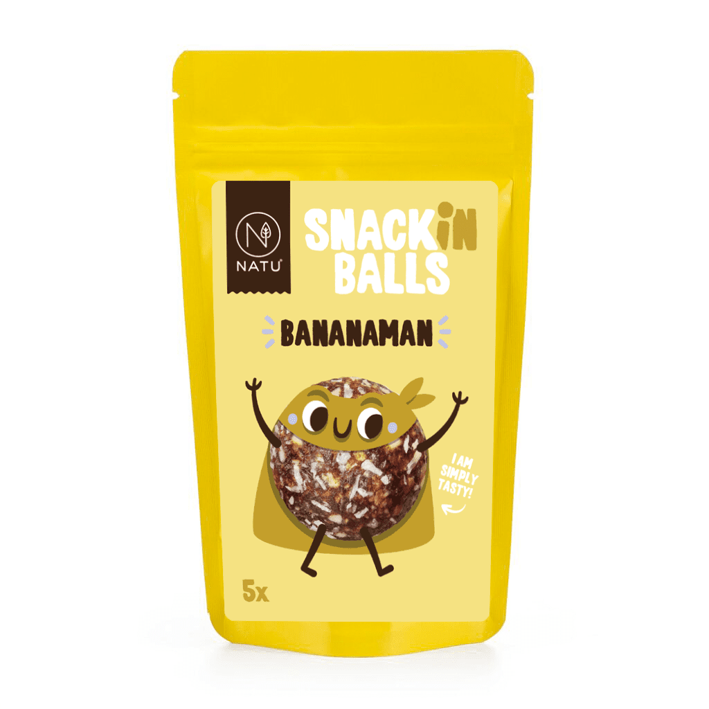 NATU SNACKin Balls Bananaman 65g