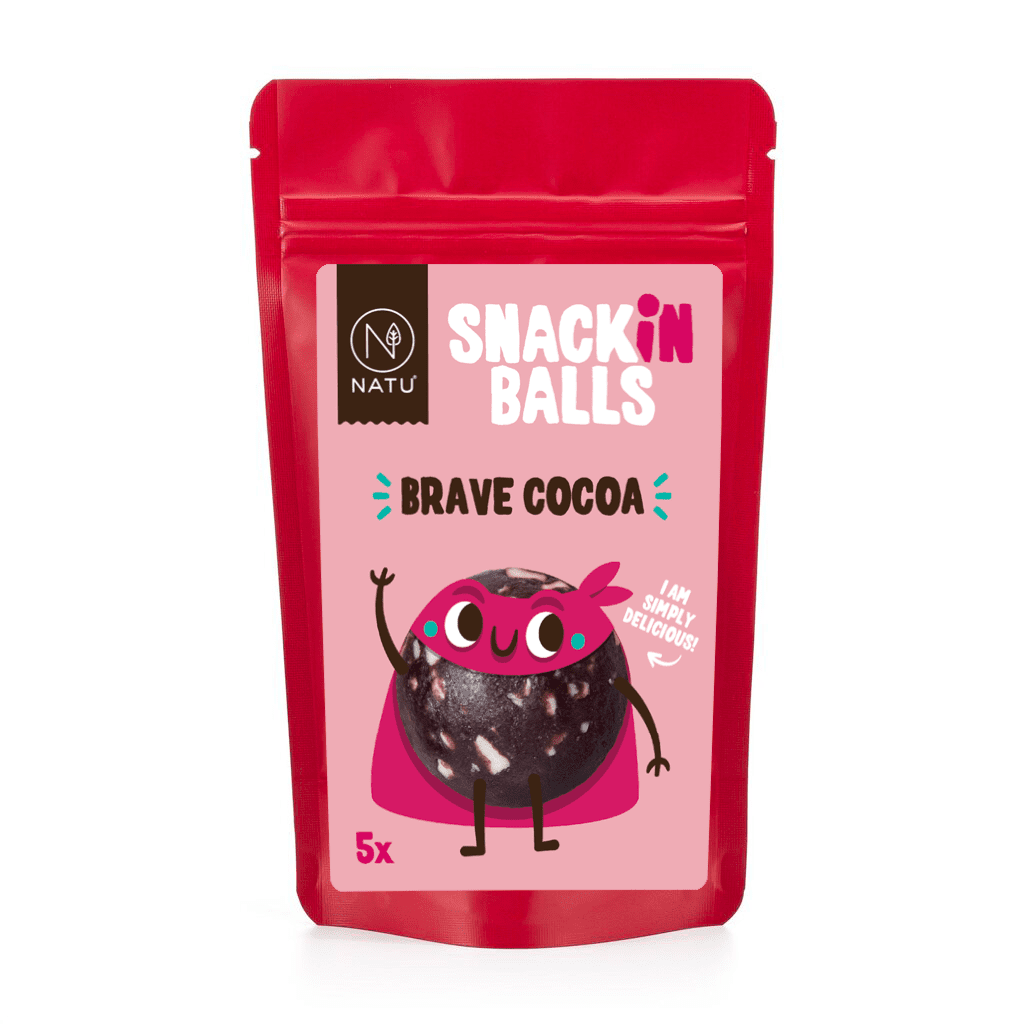NATU SNACKin Balls Brave Cocoa 65g