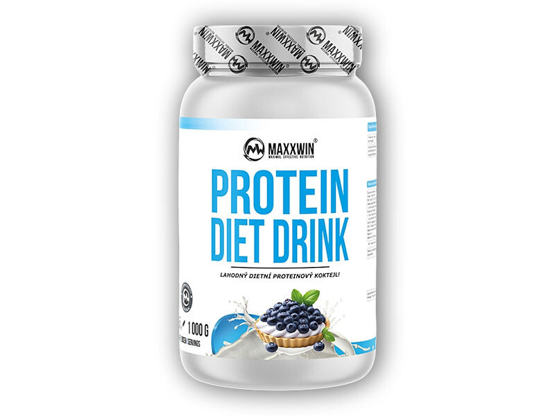 MAXXWIN Protein Diet Drink 1000g Varianta: borůvkový koláč