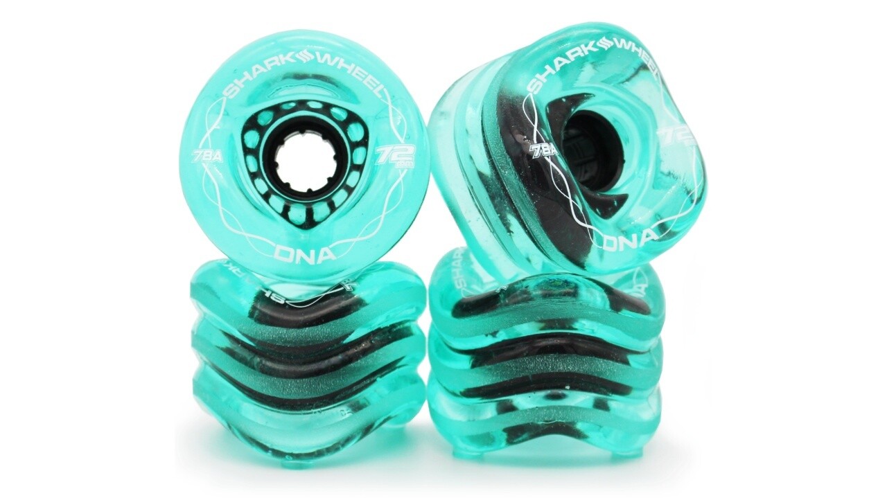Shark Wheels - DNA 72mm 78a emerald - kolečka (sada 4ks)