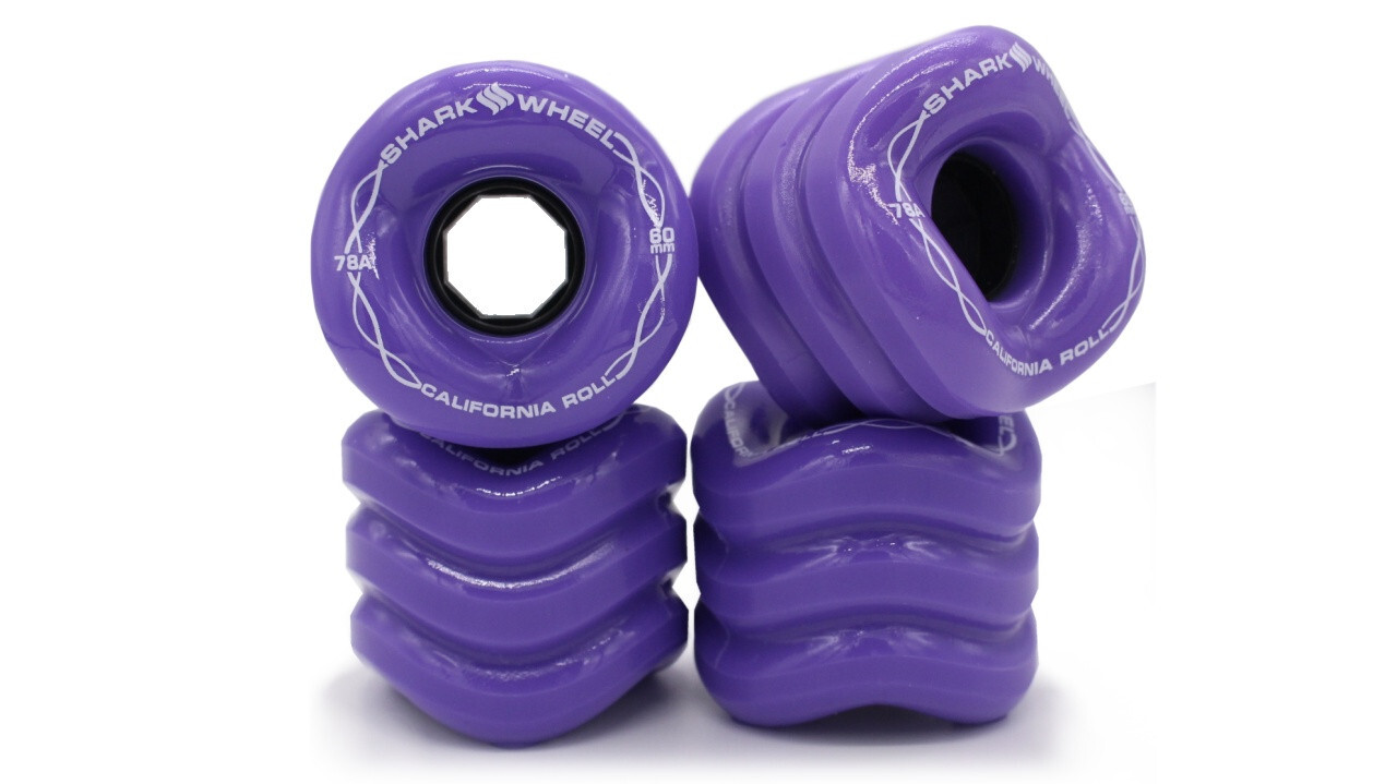 Shark Wheels - California Roll 60mm 78a purple - kolečka (sada 4ks)