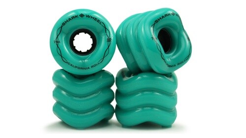 Shark Wheels - California Roll 60mm 78a turquoise - kolečka (sada 4ks)