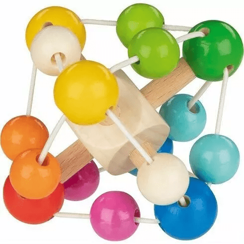 Heimess Heimess Barevné chrastítko s korálky