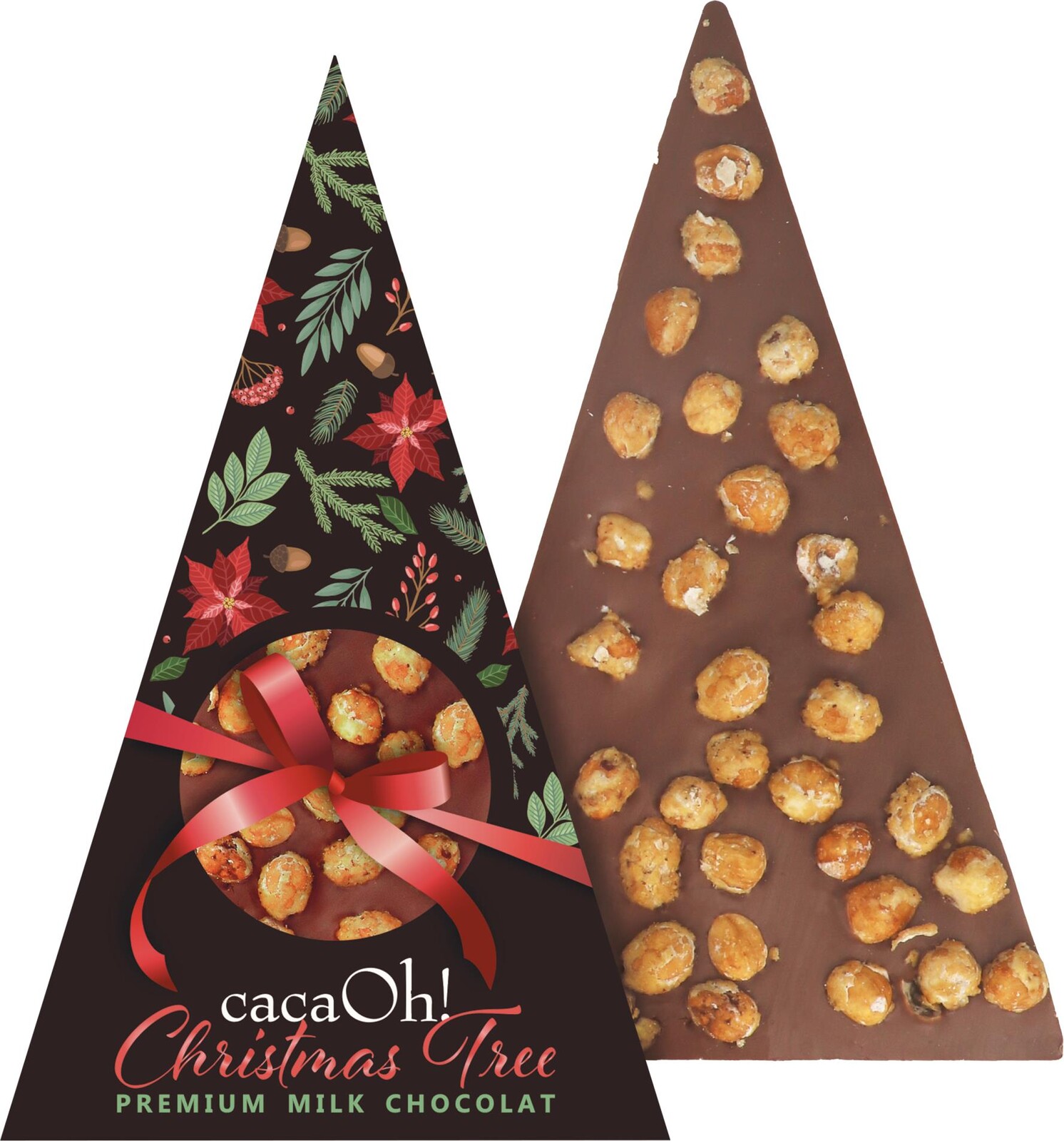 Mléčná čokoláda ve tvaru stromečku, 160 g