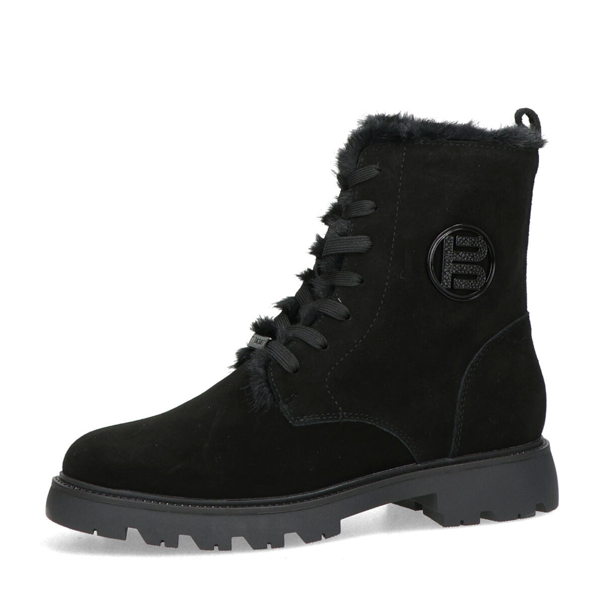 BAGATT dámské semišové kotníkové boty - černé - 36