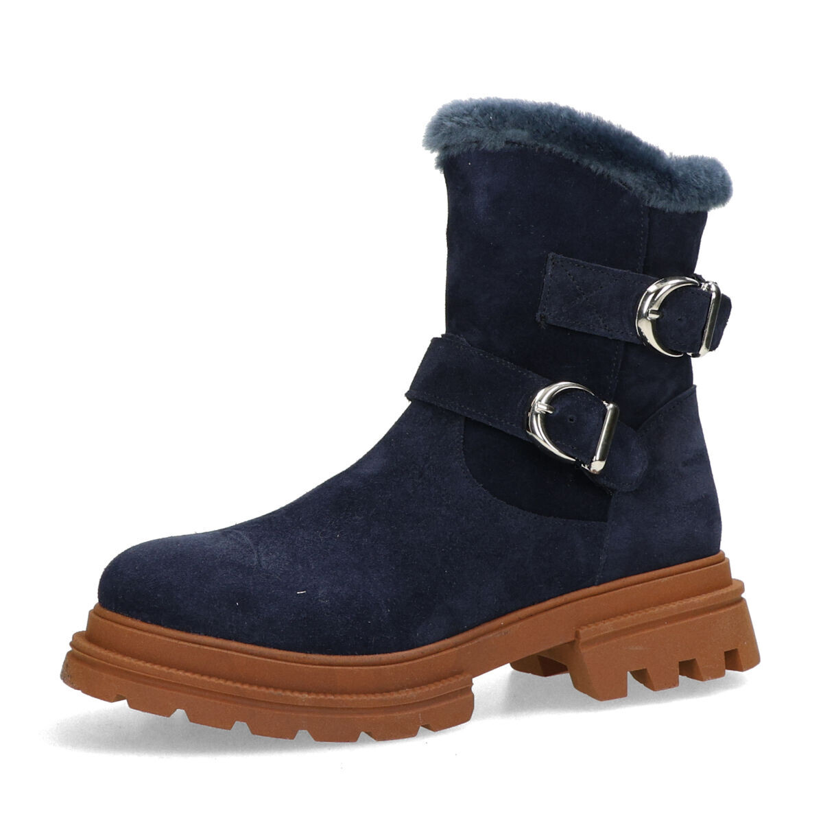 ETIMEĒ dámské zimní kotníkové kozačky - tmavomodré - 36