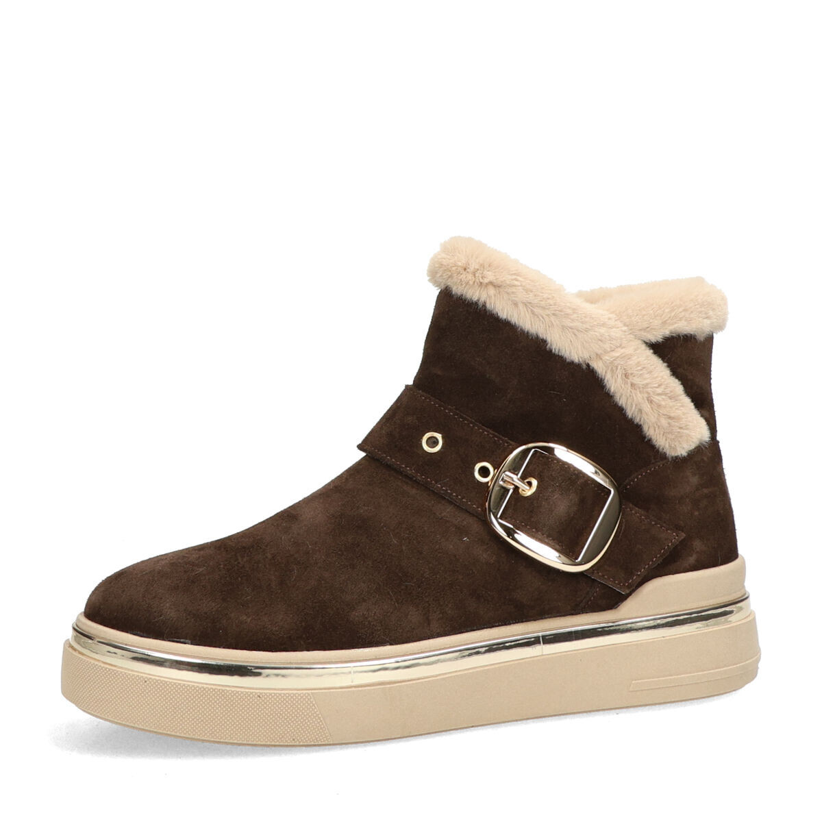 ETIMEĒ dámské zimní kotníkové boty - hnědé - 37