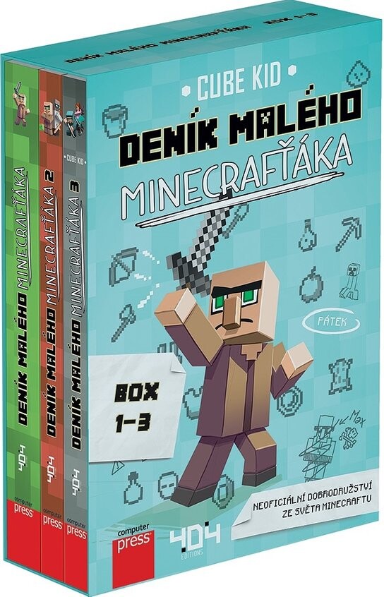 Deník malého Minecrafťáka BOX 1-3