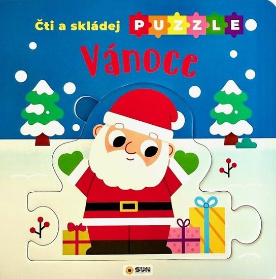 Vánoce Čti a skládej puzzle