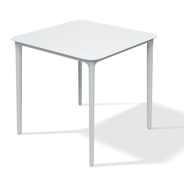 Ferne Jídelní čtvercový stůl RIMO 78 x 78 x 75 cm, bílá
