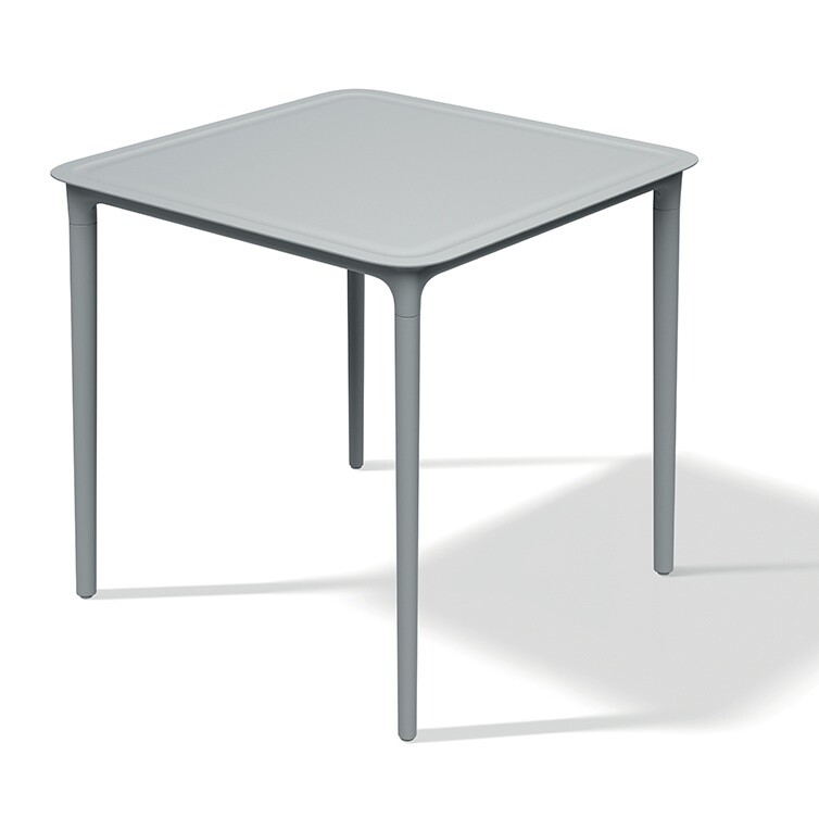 Ferne Jídelní čtvercový stůl RIMO 78 x 78 x 75 cm, šedá