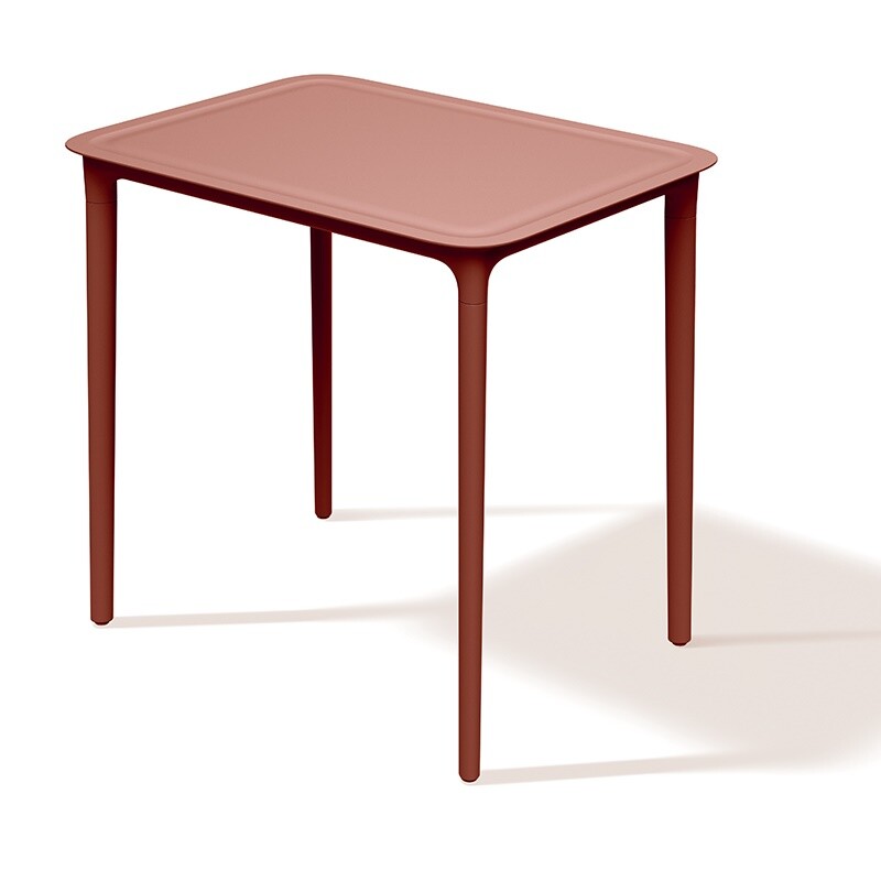 Ferne Jídelní obdélníkový stůl RIMO 78 x 58 x 75 cm, pálená cihla