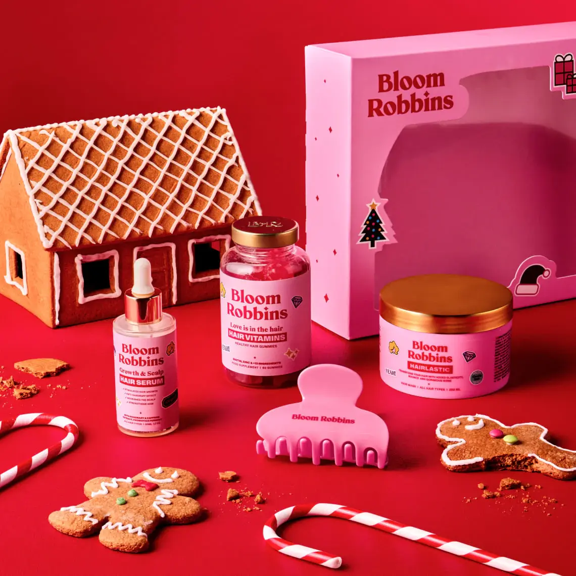 BLOOM ROBBINS Vánoční trio gumídci, sérum, maska