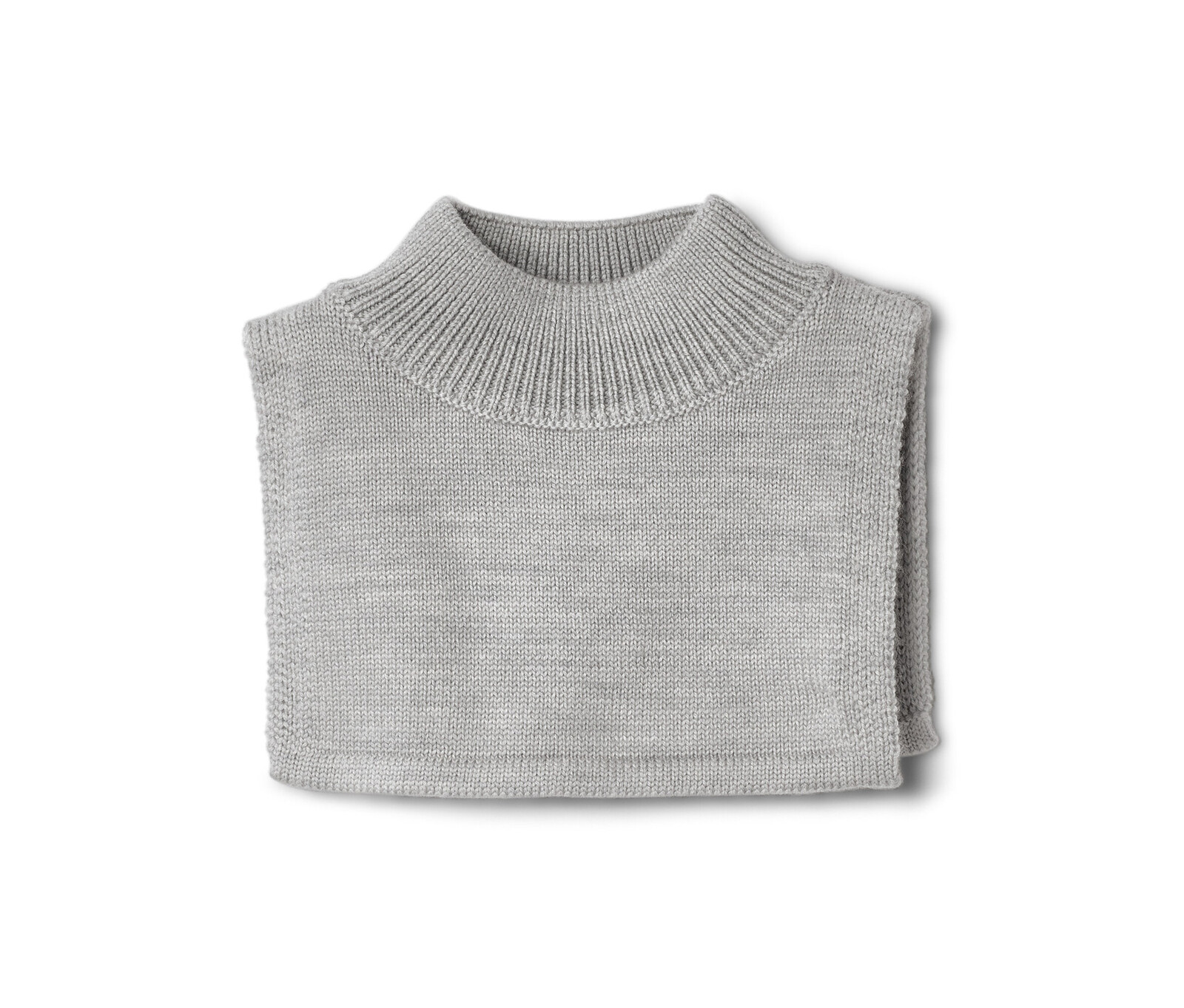 Tchibo - Dětská vlněná roláková šála - pro ženy - vel. 86-104 - barva: šedá