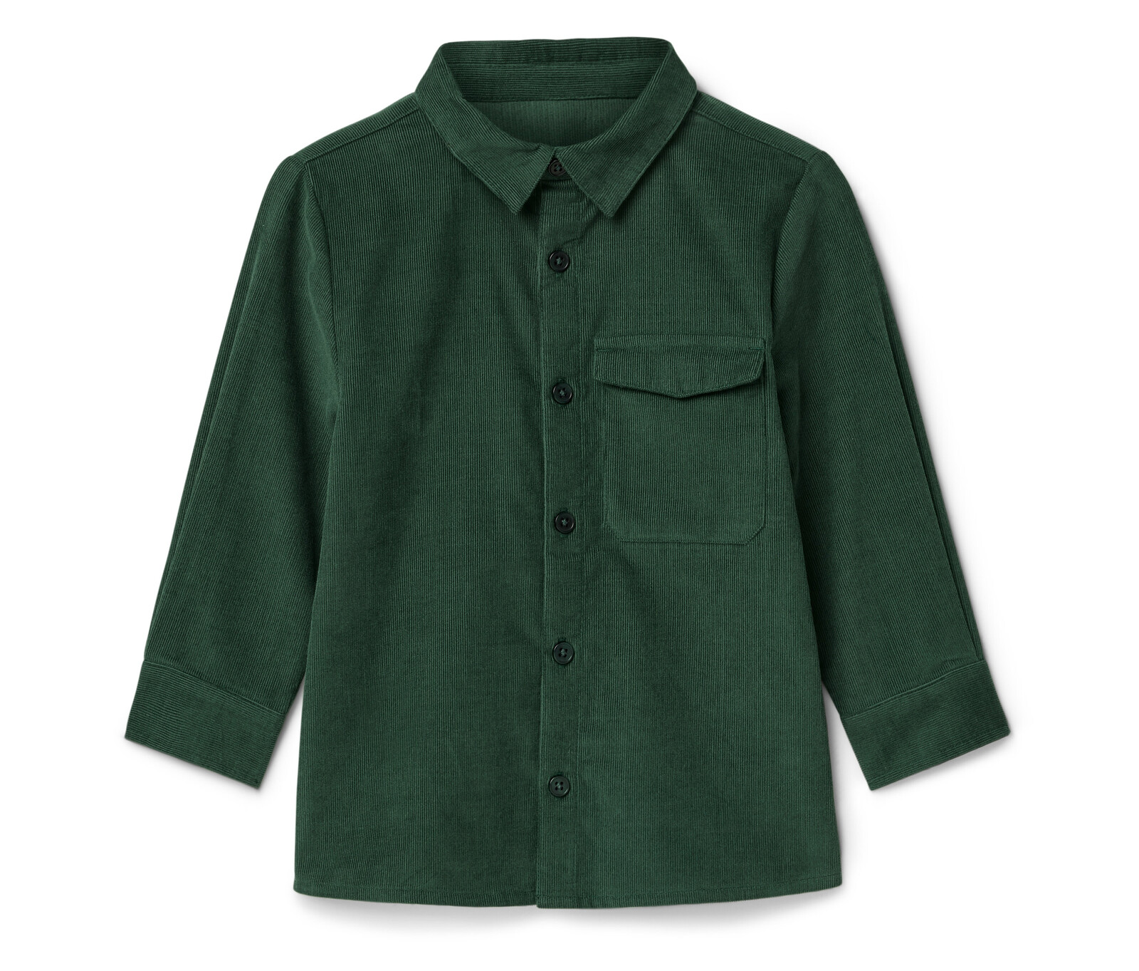 Tchibo - Dětská manšestrová košile - pro ženy - vel. 134/140 - barva: zelená