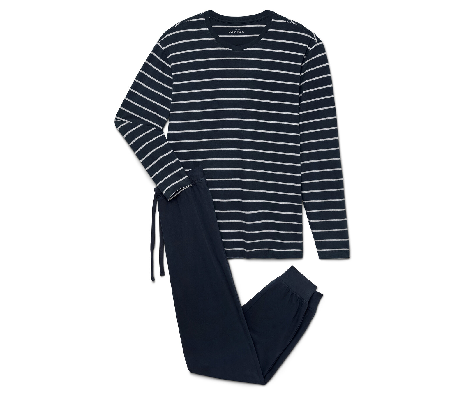 Tchibo - Pyžamo s náplety - pro muže - vel. S 44/46 - barva: modrá