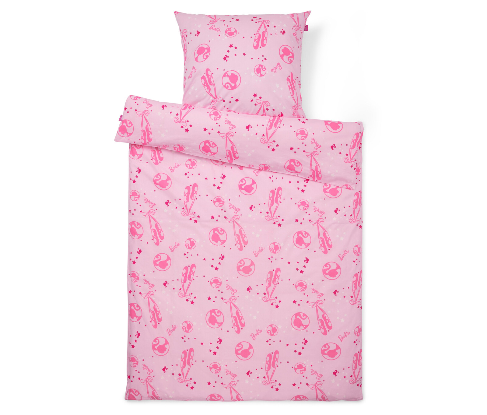 Tchibo - Dětské povlečení renforcé »Barbie« - barva: bílá