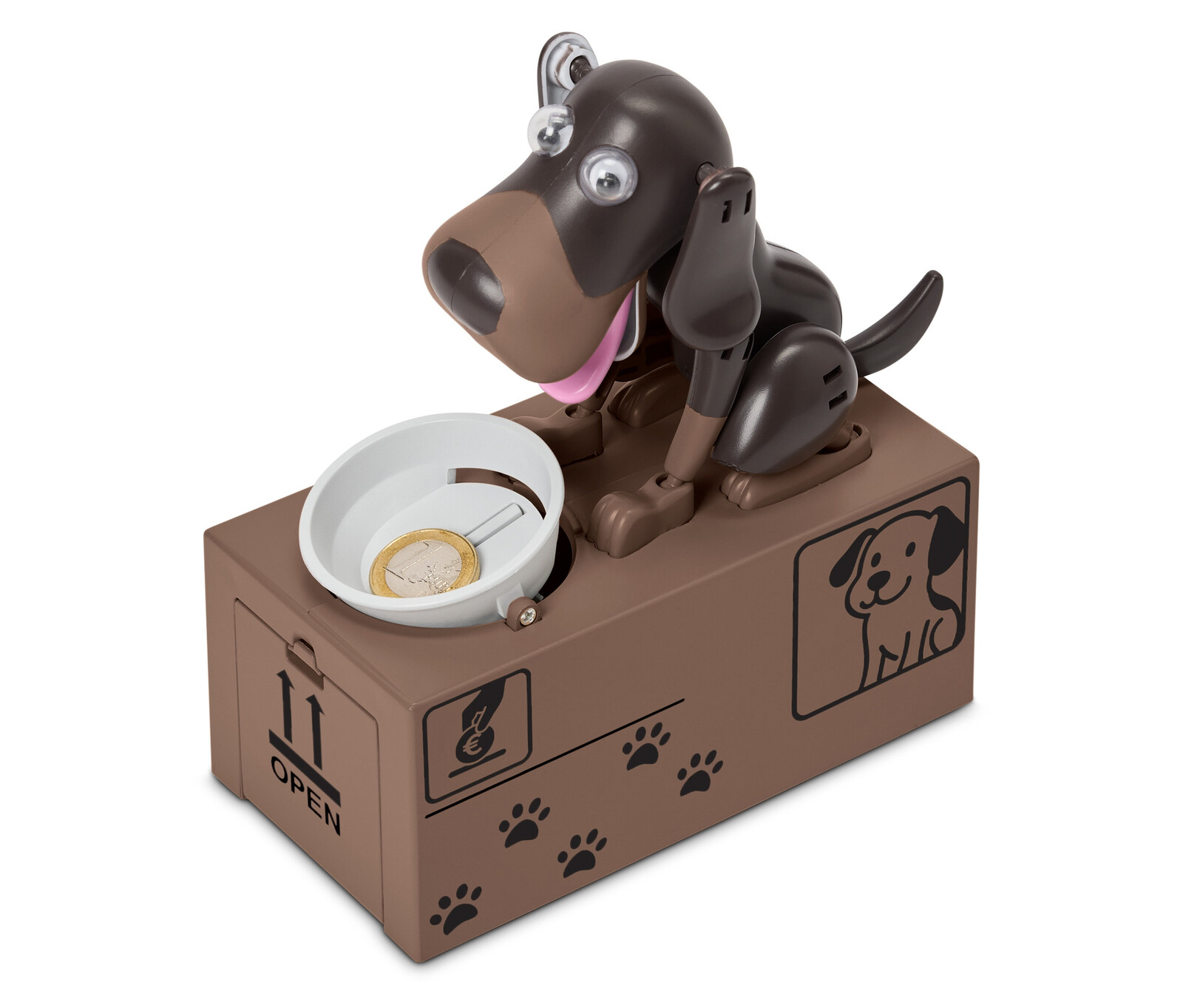 Tchibo - Pokladnička »Pejsek« - barva: bílá