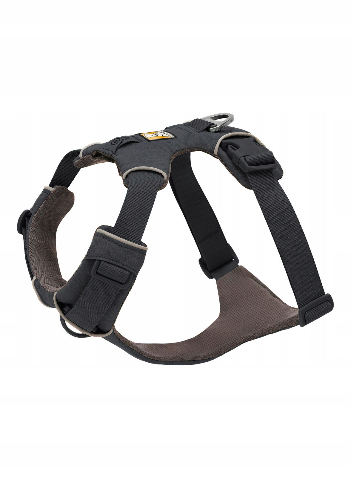Ruffwear postroj Front Range, Basalt Gray - velikost M: obvod hrudníku 69 - 81 cm