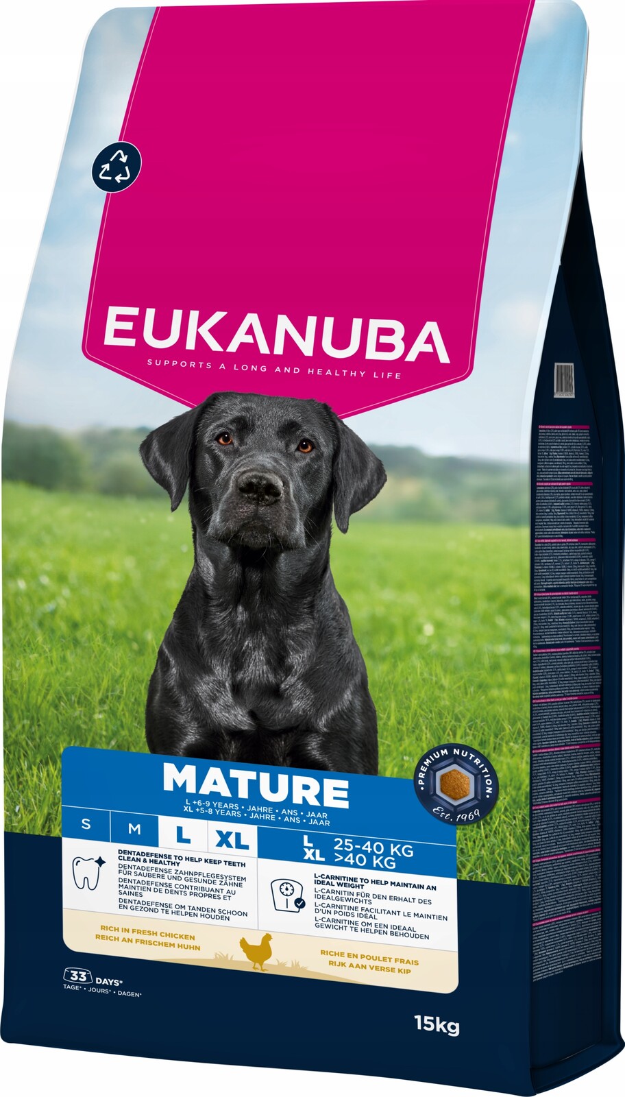 Eukanuba Premium Nutrition Mature Large & Giant Breed Chicken - 15 kg