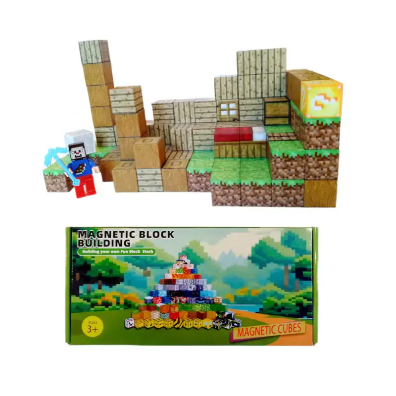 Toybit Magnetická stavebnice Minecraft Domeček MSTB2316