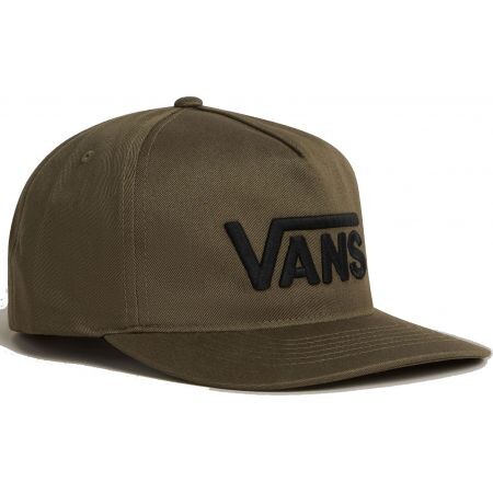 Kšiltovka Vans Drop V Logo Snapback - Hnědá - Univerzální