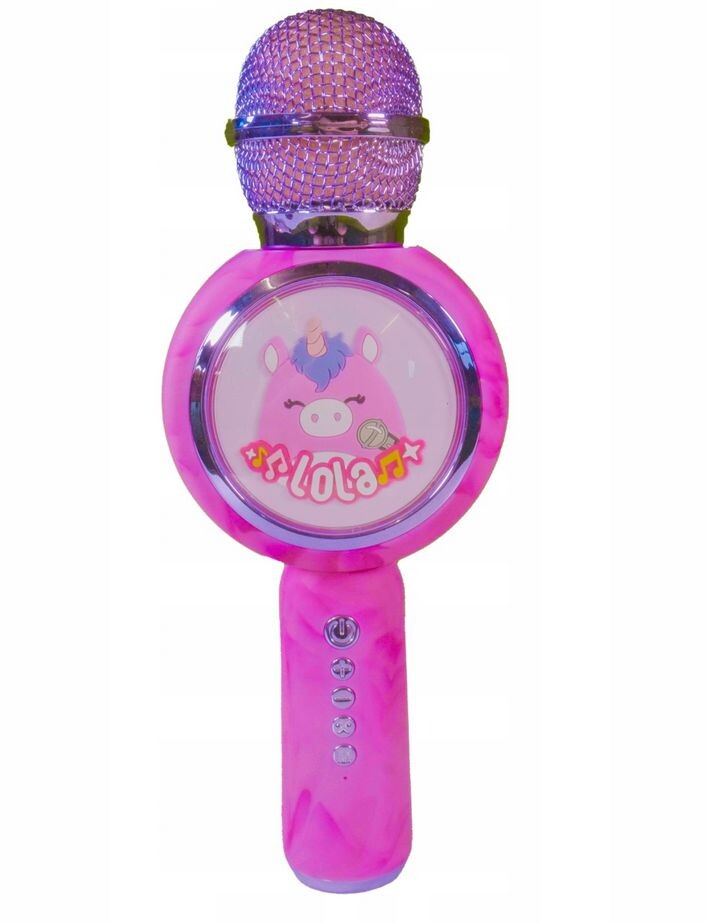 Squishmallows Mikrofon Karaoke Bluetooth reproduktor 2v1 pro děti do telefonu