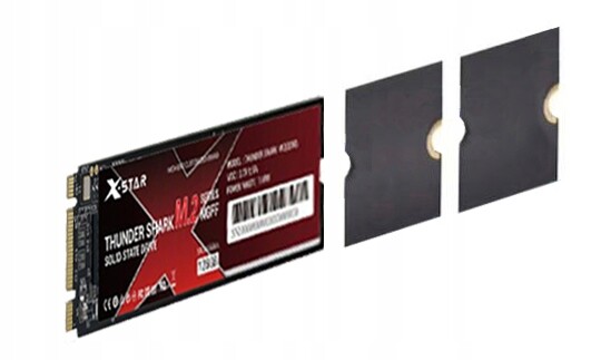 Ssd disk X-Star Thunder Shark 256GB M.2 Sata/ngff, 3 v 1: 2280 2260 2242