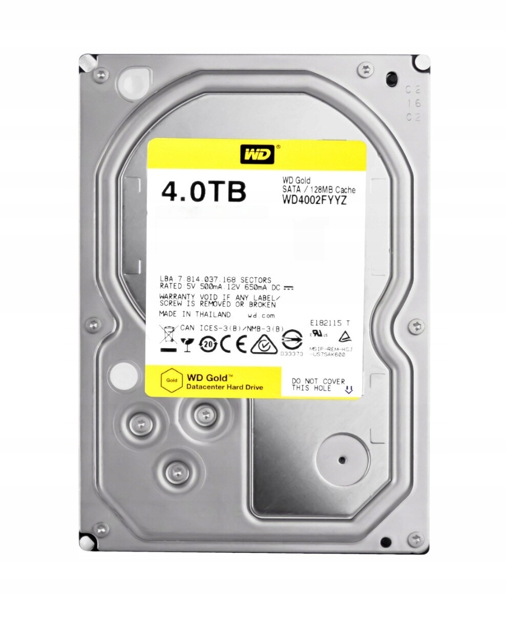 Pevný Disk Wd Gold WD4002FYYZ 3.5