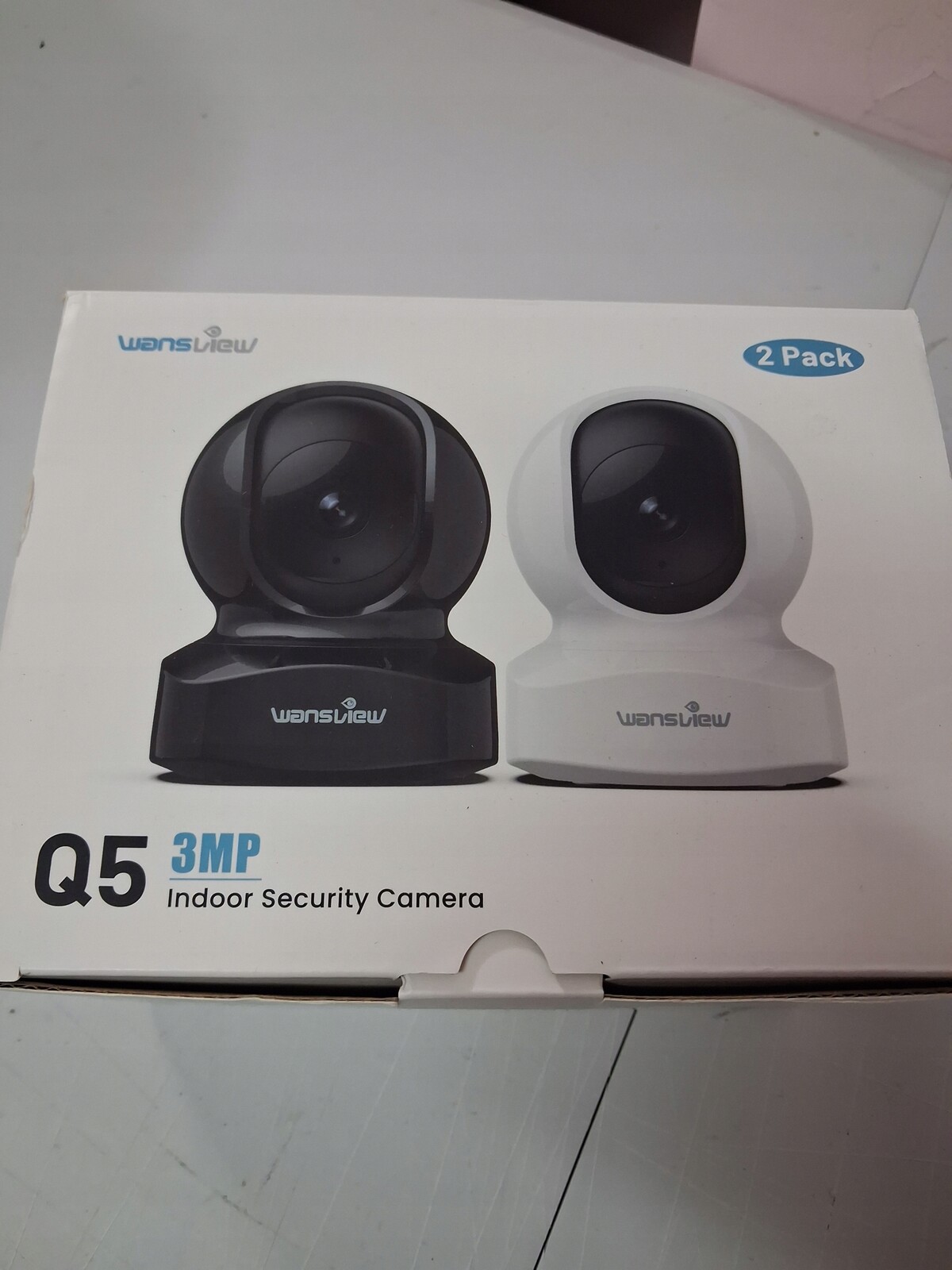 Vnitřní Ip kamera Wansview Q5 2PACK Bílá A Černá