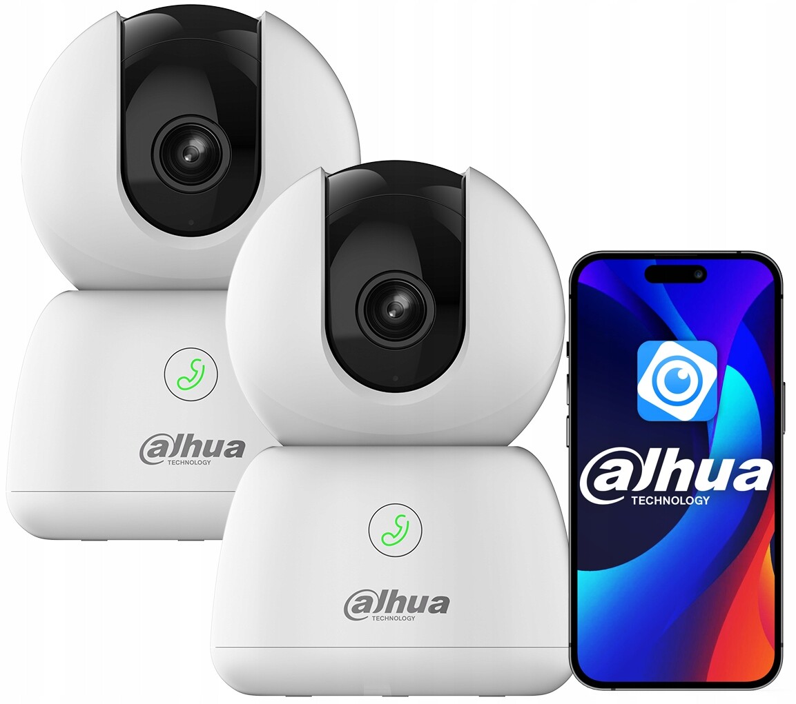 2x 5Mpx otočná WiFi kamera Dahua H5B Hero Chůvička Vnitřní audio slot Sd
