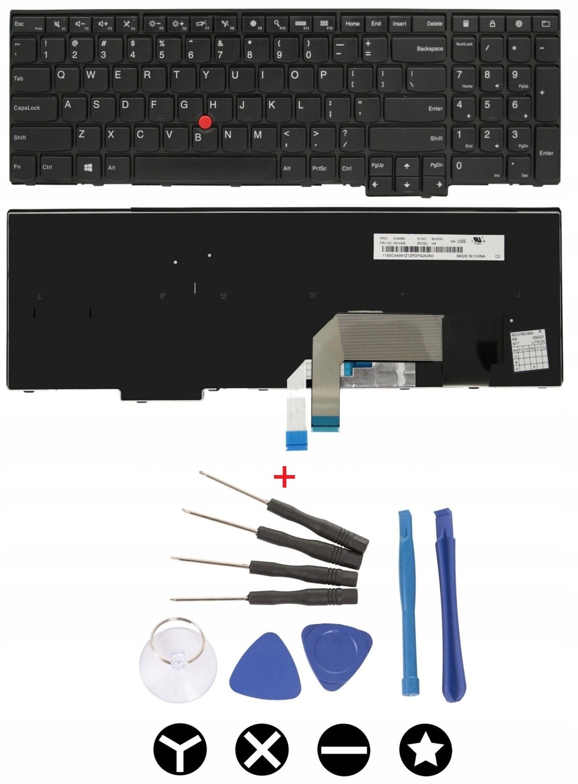 Klávesnice Pro Lenovo E531 E540 L540 T540 W540 W550 L550 T540 T550 T560 T570