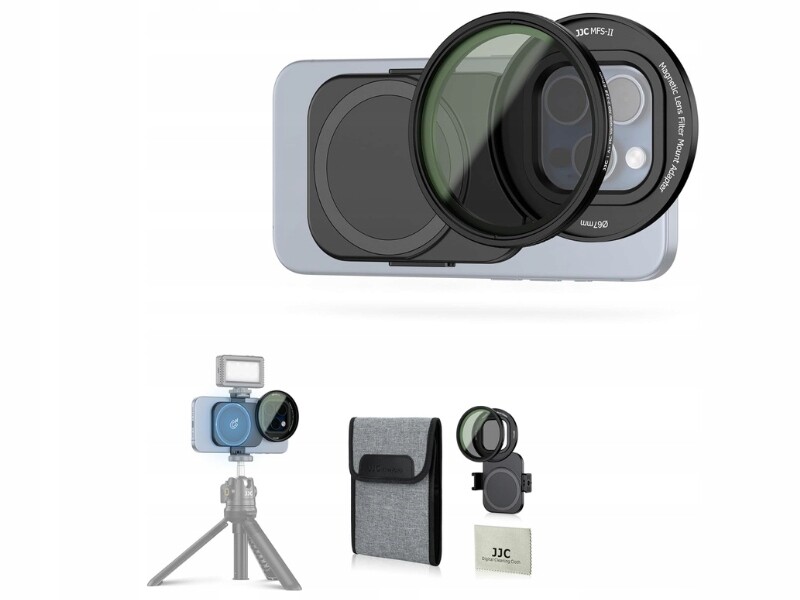 Magnetický držák Jjc 67 mm Adapter s filtrem ND2-128 pro iPhone