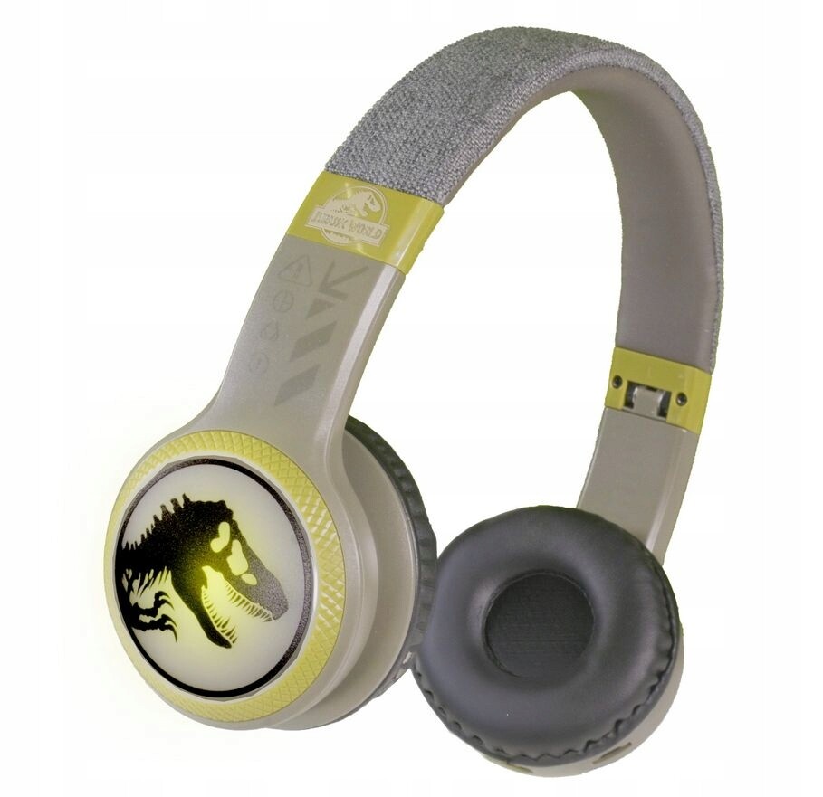 Bluetooth sluchátka do uší pro děti Jurský park