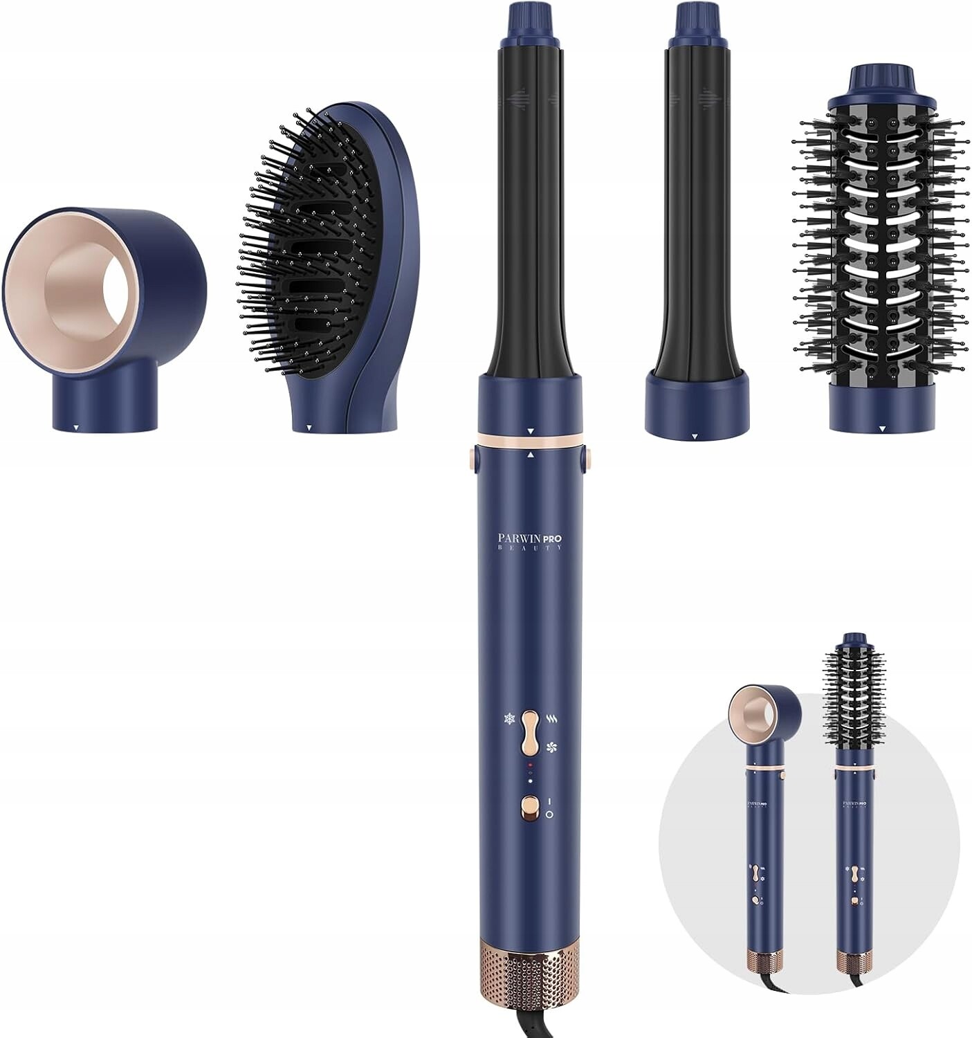 Vysoušeč Vlasů Kulma Beauty 5V1 Parwin Pro Beauty Max Air 28 MM