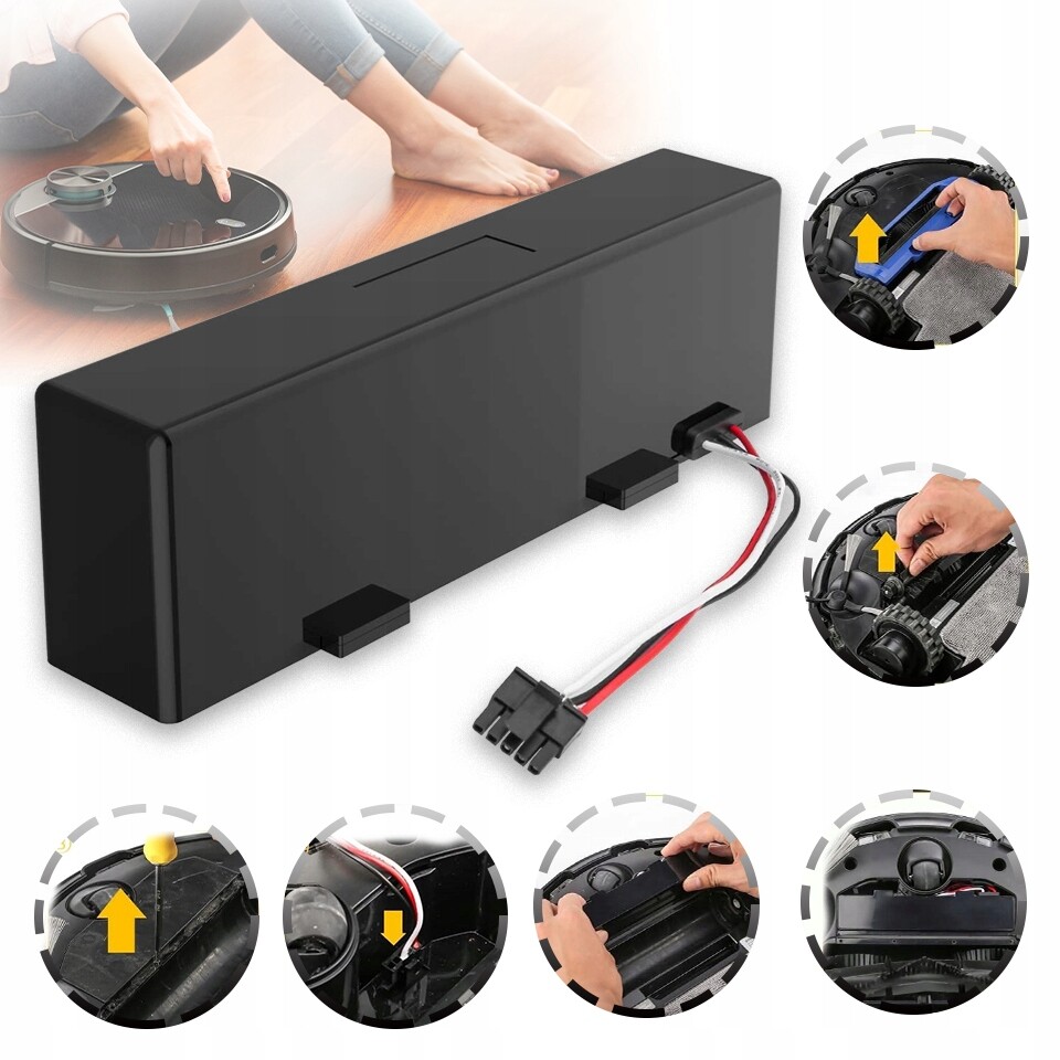 Baterie akumulátor 3200 mAh pro Xiaomi Robot Mop Pro INR18650 MA1-4S1P-SC